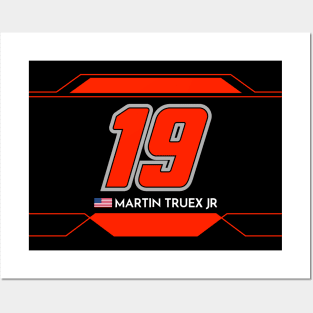 Martin Truex Jr #19 2023 NASCAR Design Posters and Art